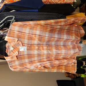 New Jcrew Half Button Down Shirt